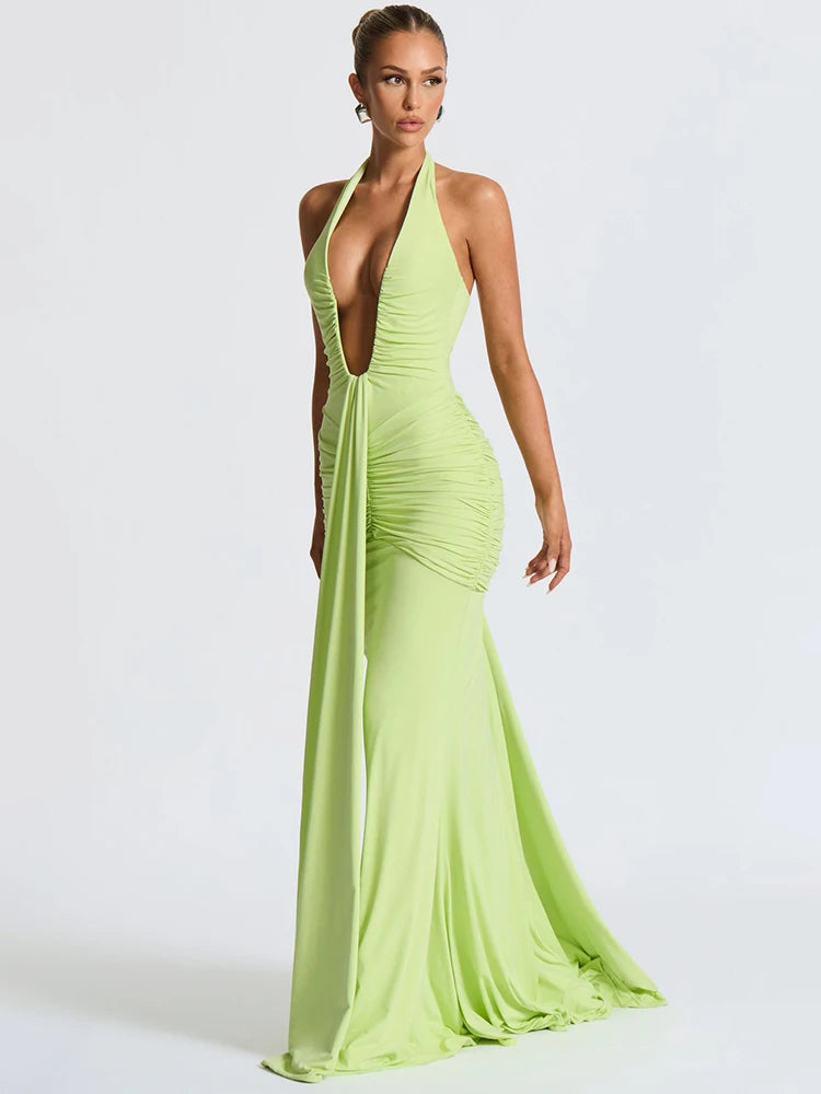 Star maxi dress