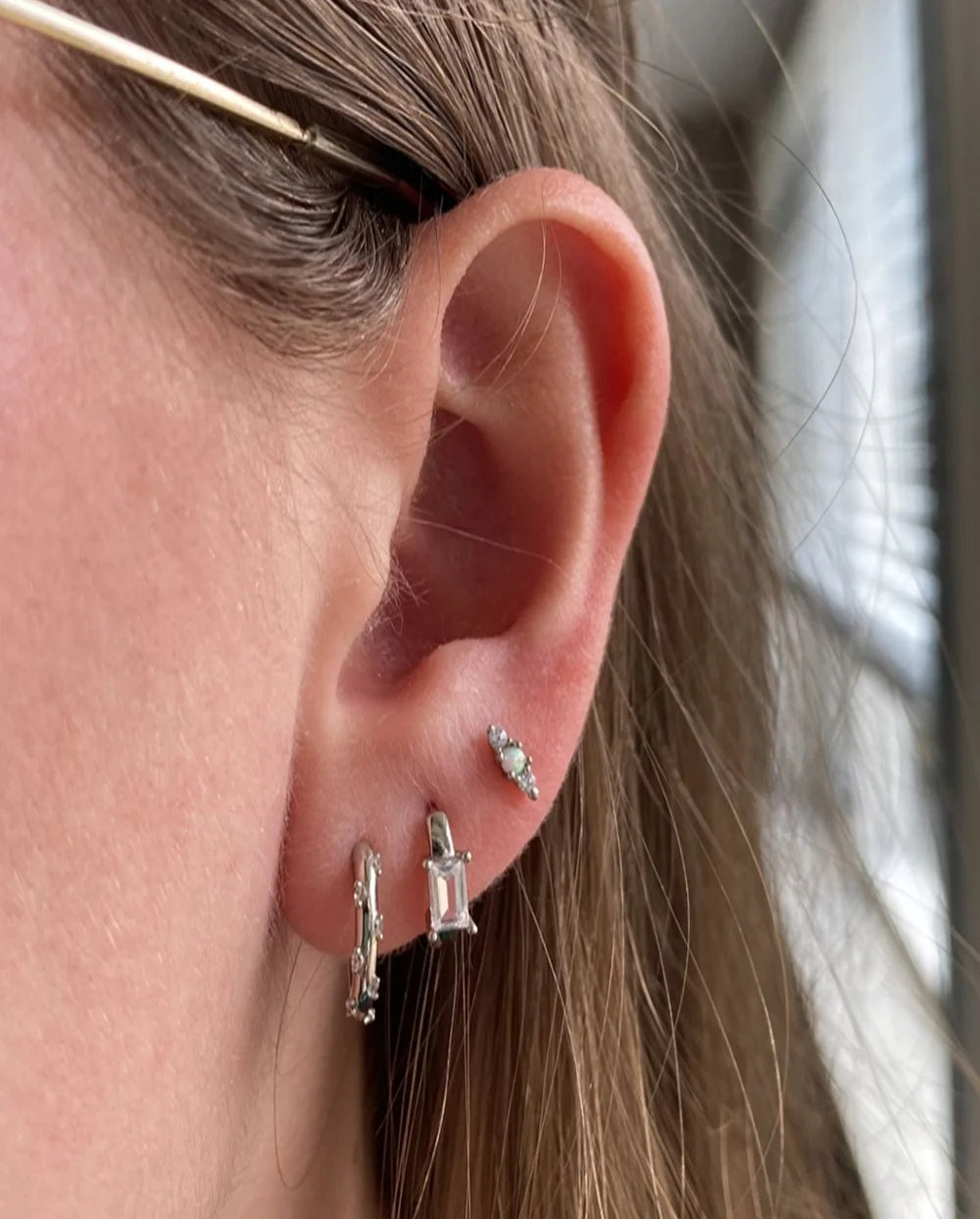 Diamond earrings