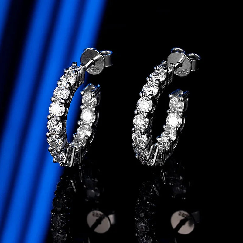 Moissanite earrings