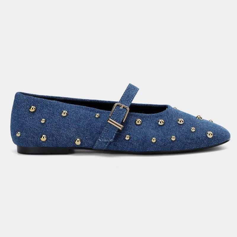 Denim flat shoes - š½ššØšš ššš£š