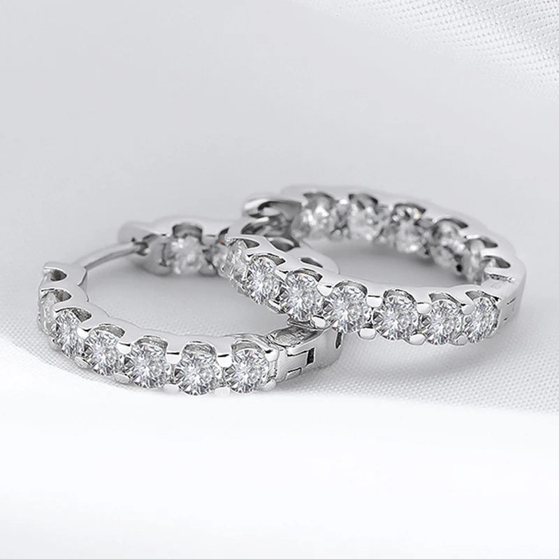 Moissanite earrings