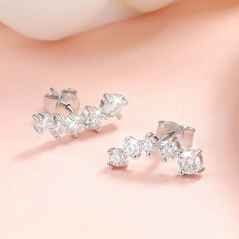 Moissanite earrings