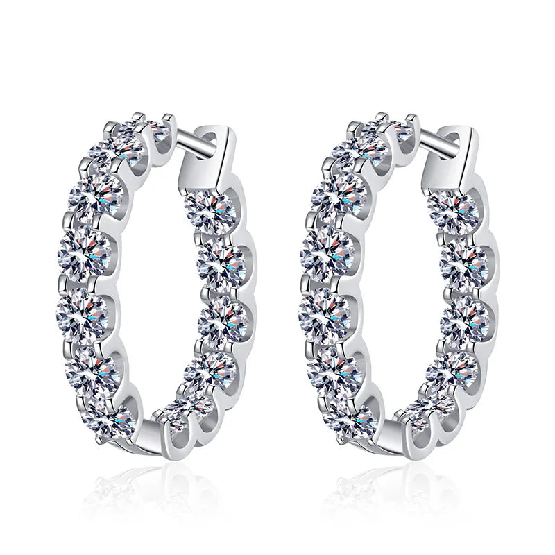 Moissanite earrings