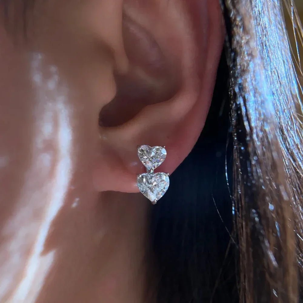 Moissanite earrings - 𝘽𝙖𝙨𝙞𝙘 𝙇𝙞𝙣𝙚
