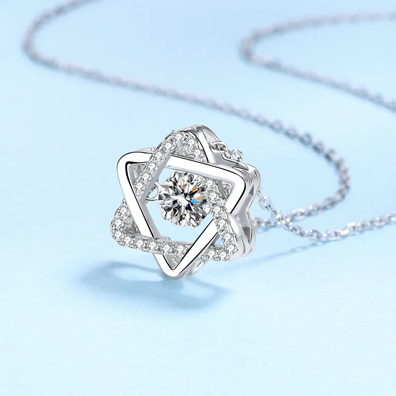 Moissanite necklace