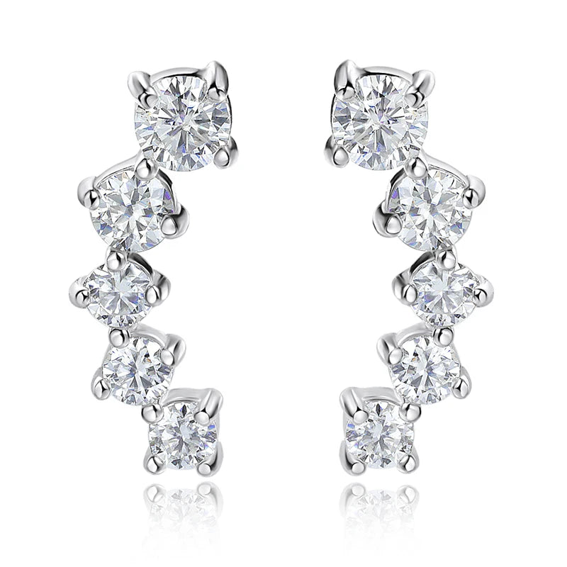 Moissanite earrings