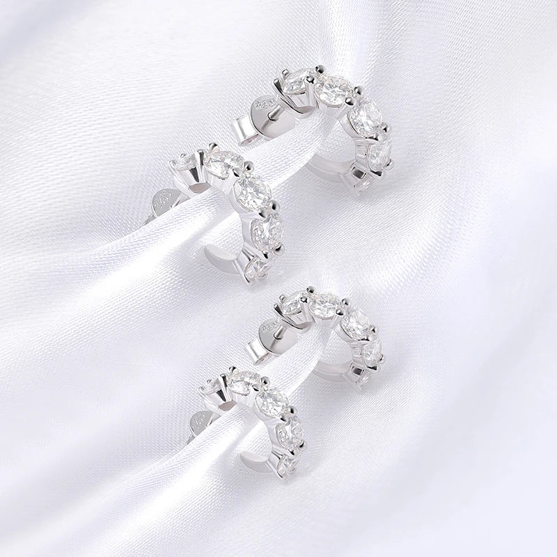 Moissanite earrings