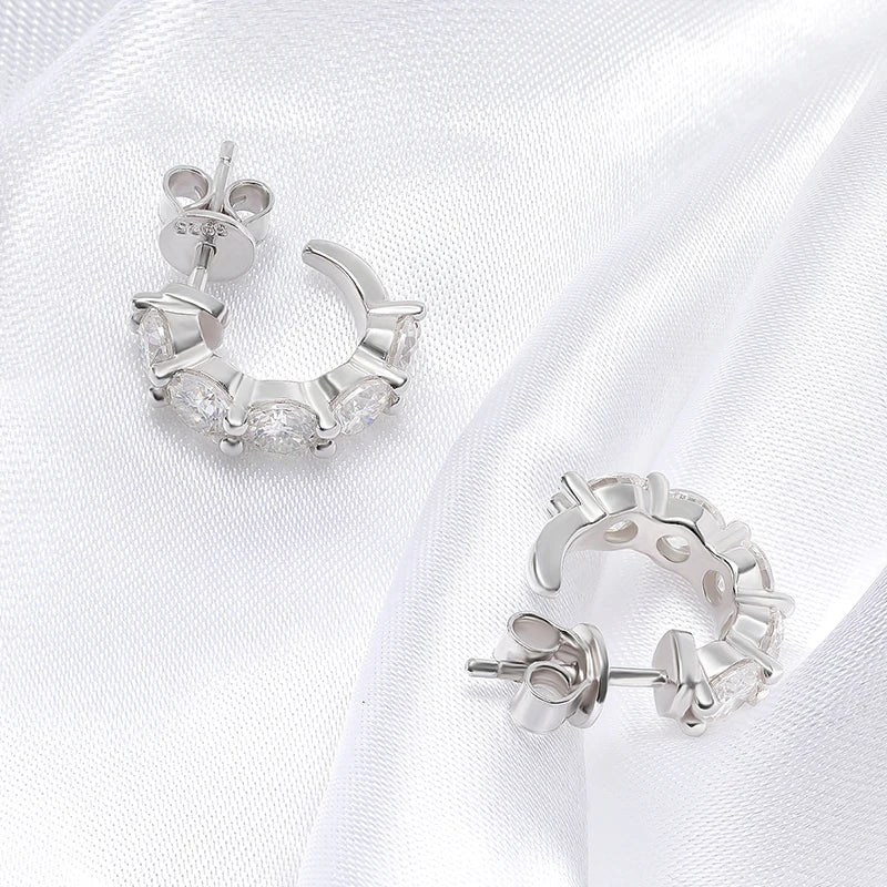 Moissanite earrings