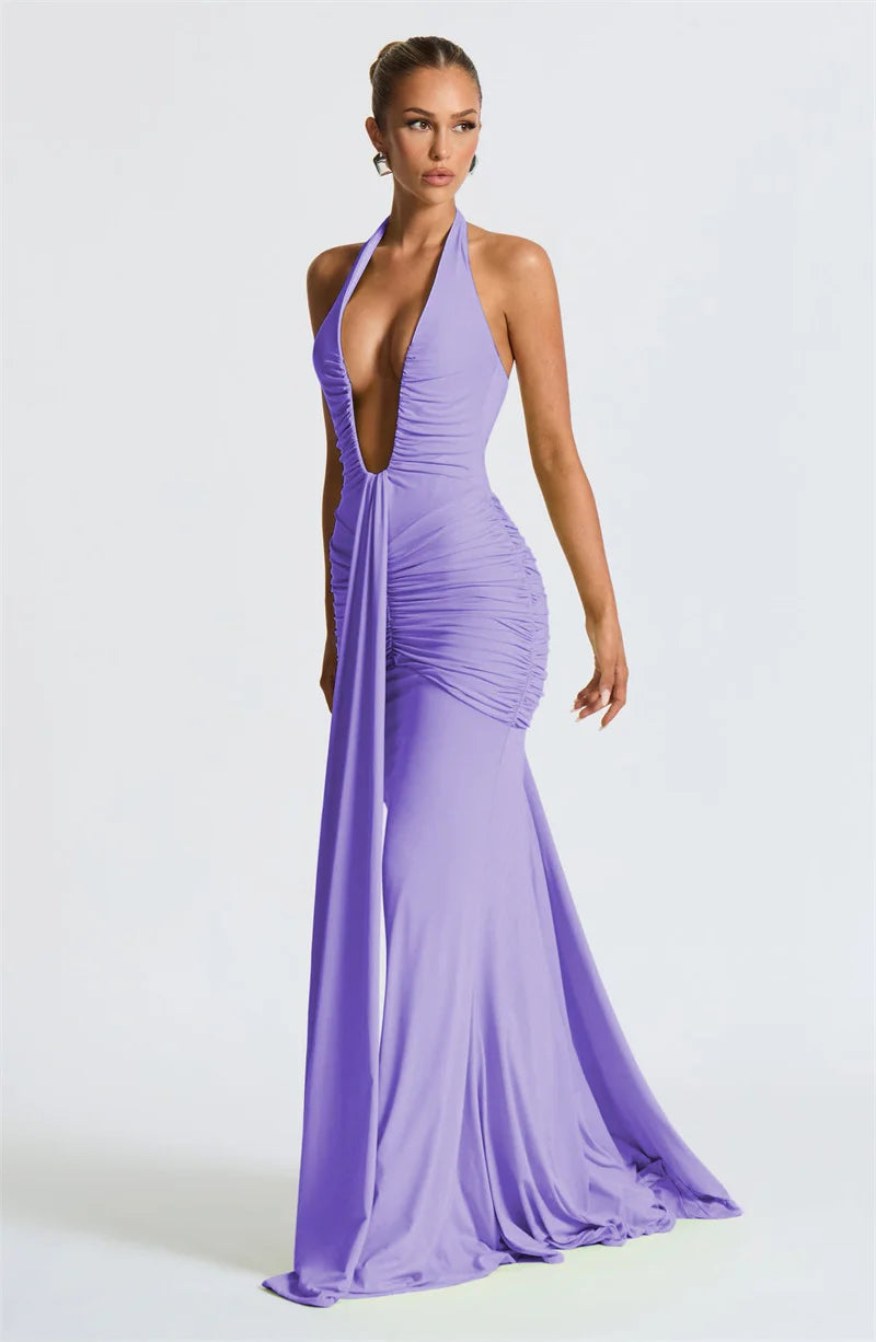 Star maxi dress