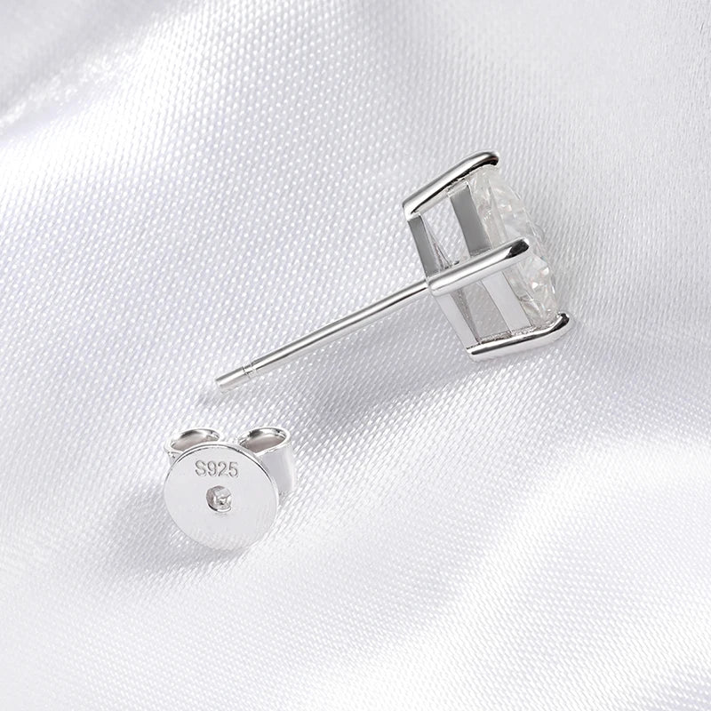 Square Moissanite earrings