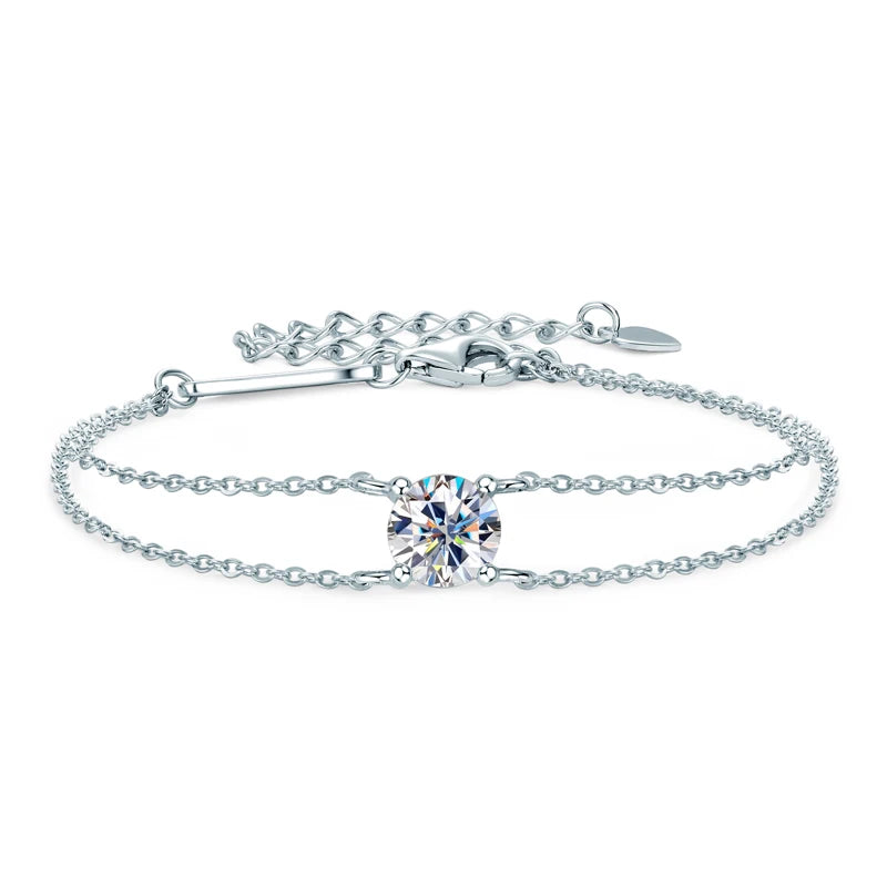 Bracelets with Moissanite stone