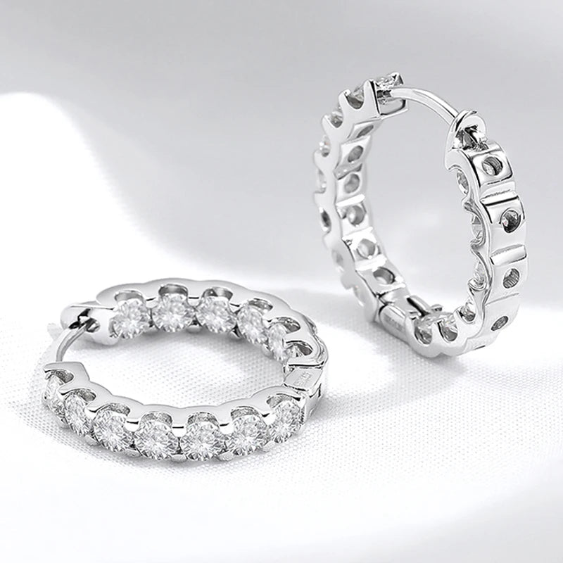 Moissanite earrings