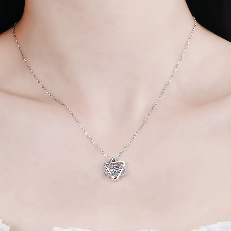 Moissanite necklace