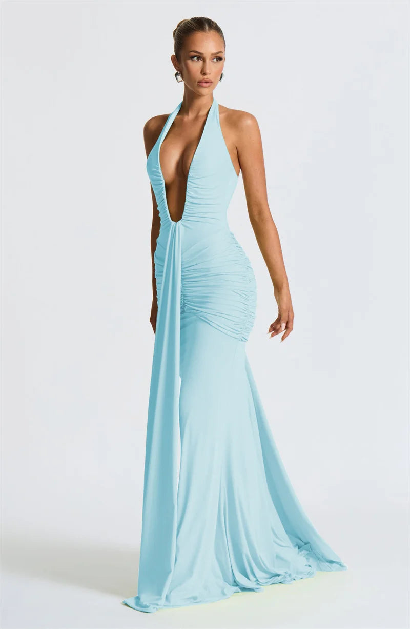Star maxi dress