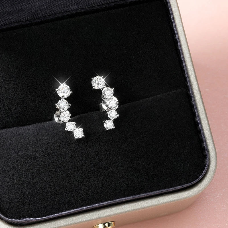 Moissanite earrings