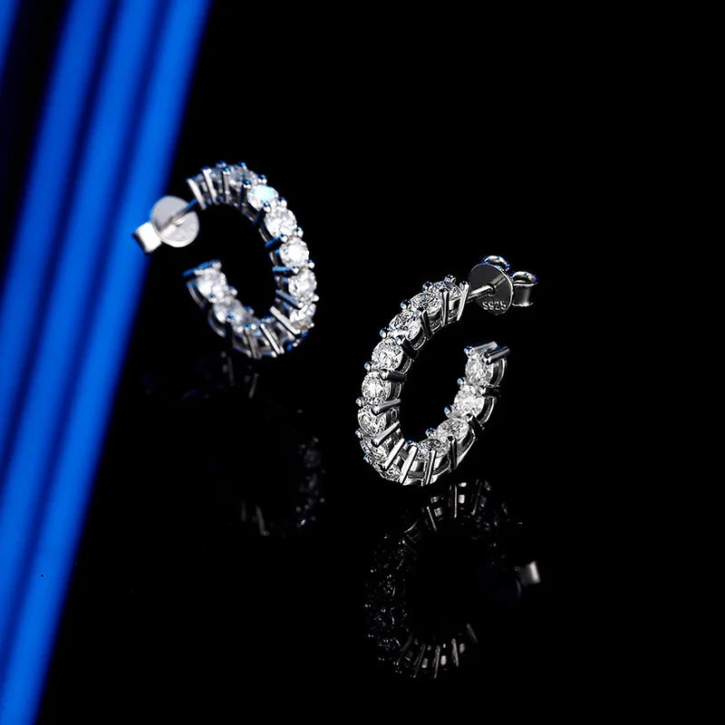 Moissanite earrings