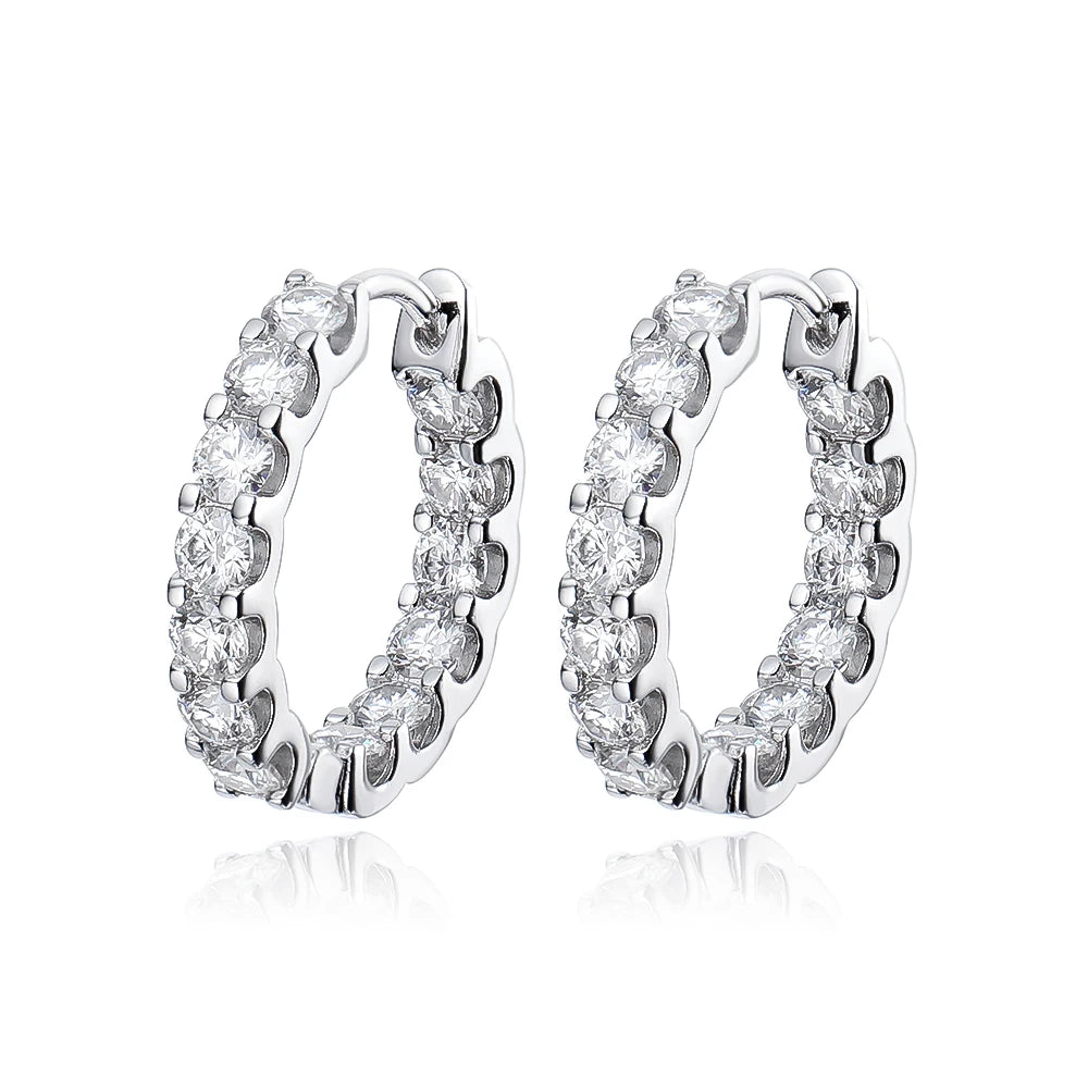 Moissanite earrings