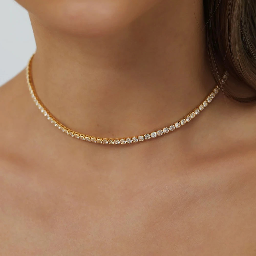 Zircon necklace