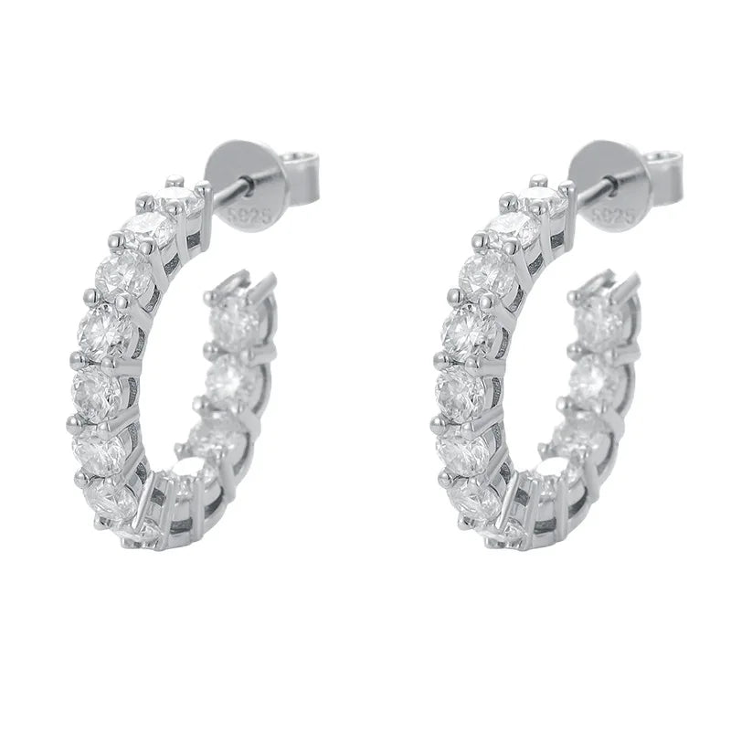 Moissanite earrings