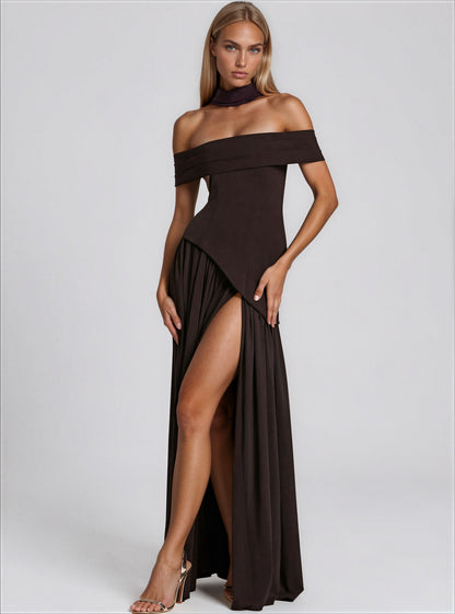 Brown maxi dress - 𝘽𝙖𝙨𝙞𝙘 𝙇𝙞𝙣𝙚