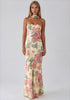 Coral maxi dress