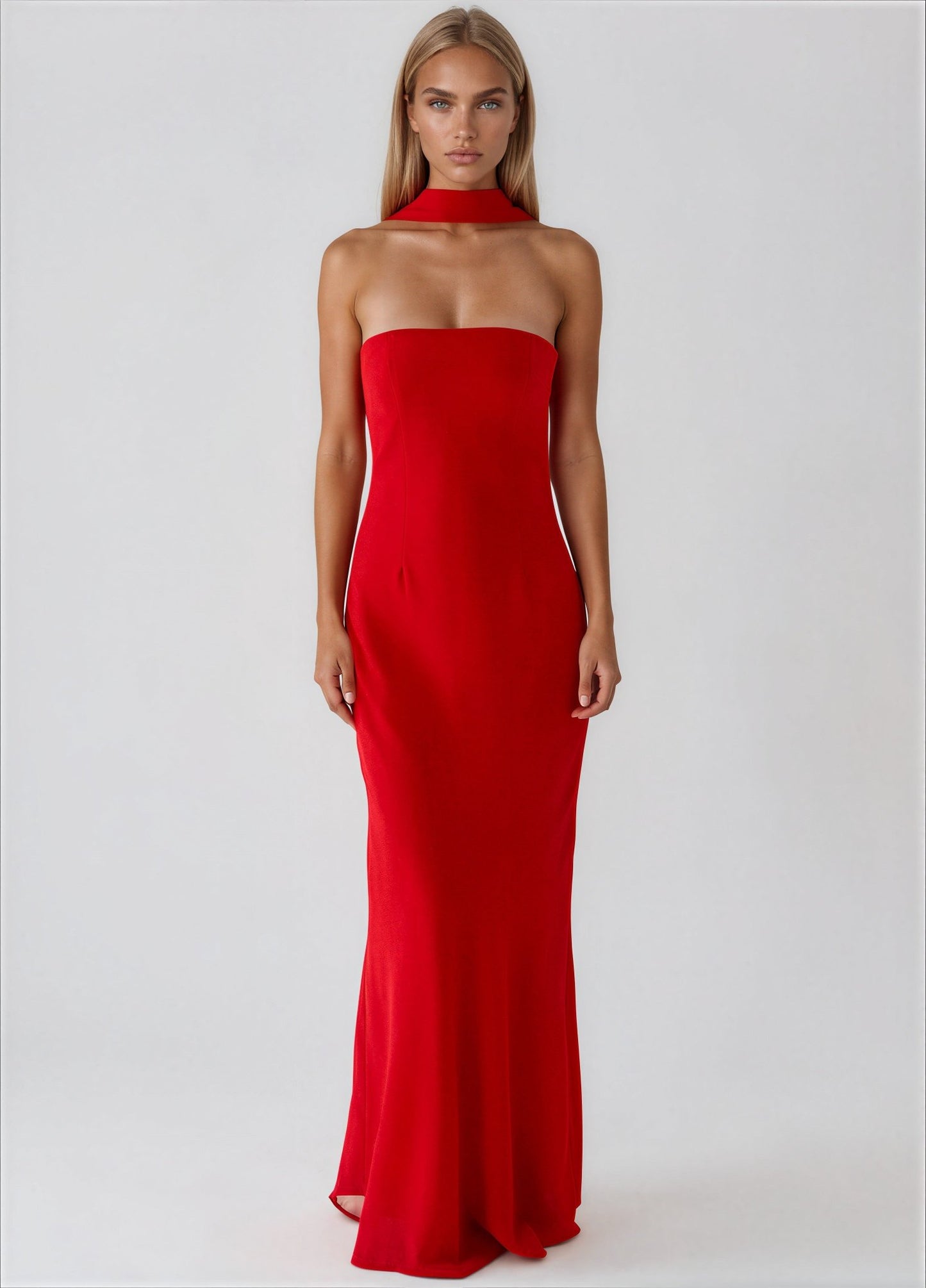 Coral maxi dress - 𝘽𝙖𝙨𝙞𝙘 𝙇𝙞𝙣𝙚