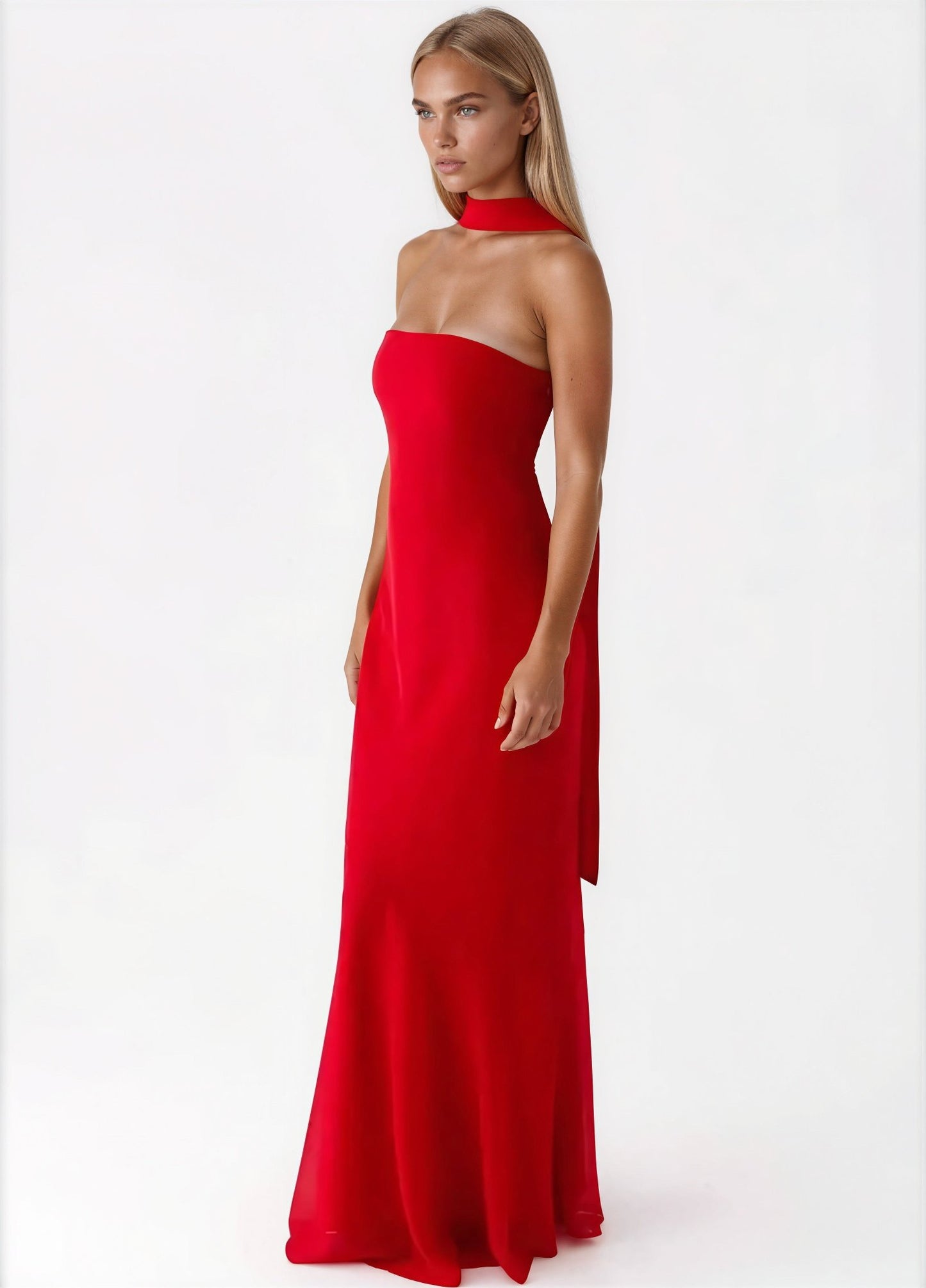 Coral maxi dress - 𝘽𝙖𝙨𝙞𝙘 𝙇𝙞𝙣𝙚