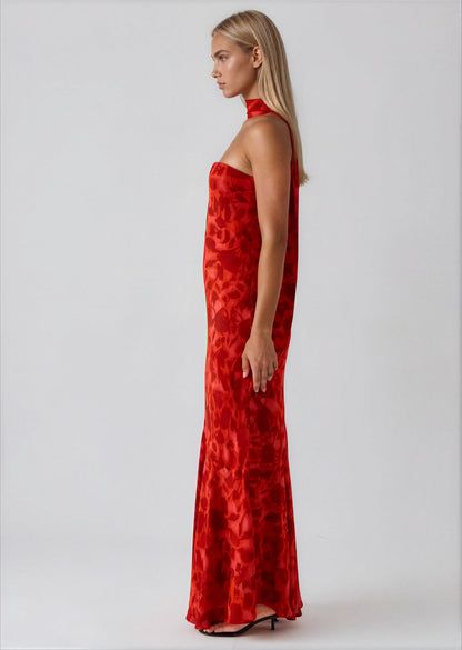 Coral maxi dress - 𝘽𝙖𝙨𝙞𝙘 𝙇𝙞𝙣𝙚