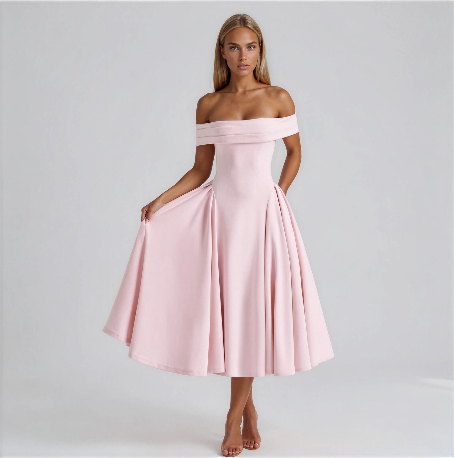 Aria midi dress - 𝘽𝙖𝙨𝙞𝙘 𝙇𝙞𝙣𝙚
