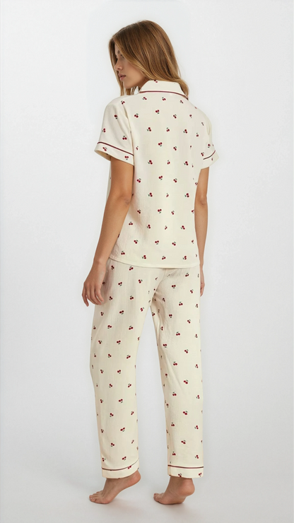 Cherry pajamas