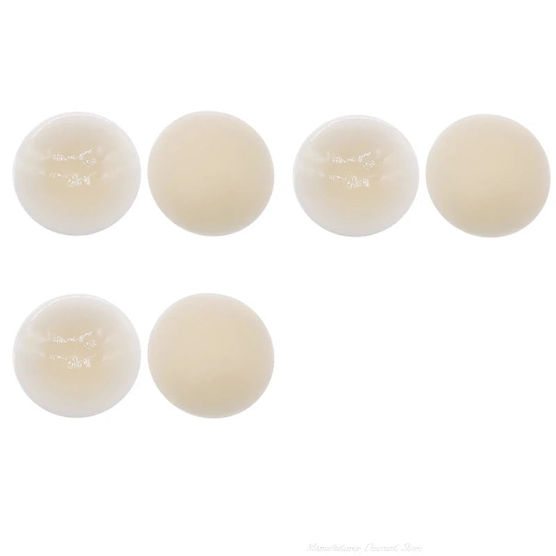 מדבקות לפטמה רב פעמיות- חבילה של 3