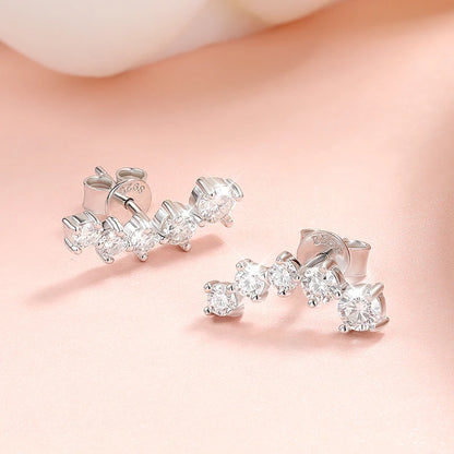 Moissanite earrings