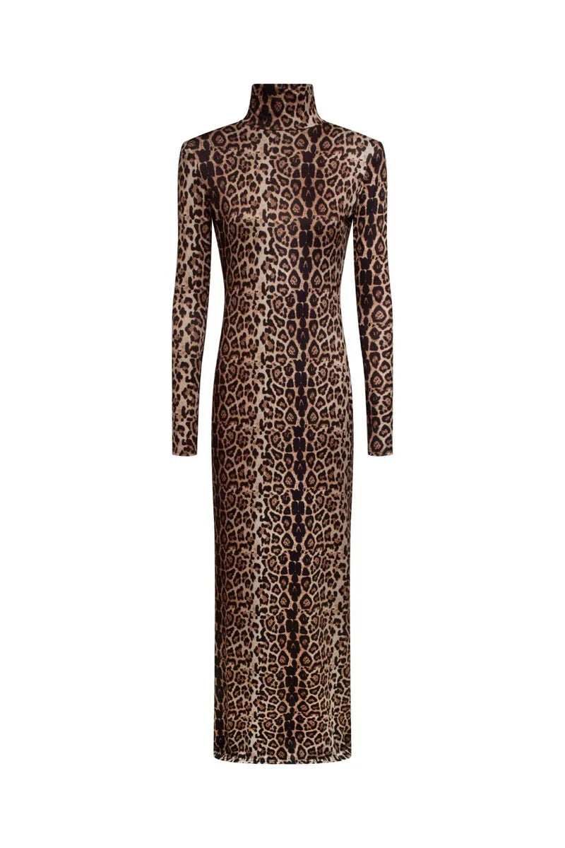 Tiger maxi dress
