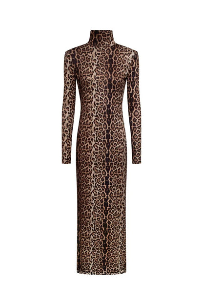 Tiger maxi dress