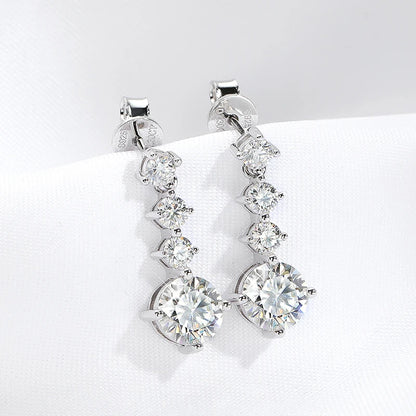 Moissanite earrings