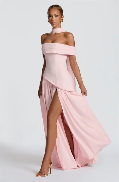 Brown maxi dress