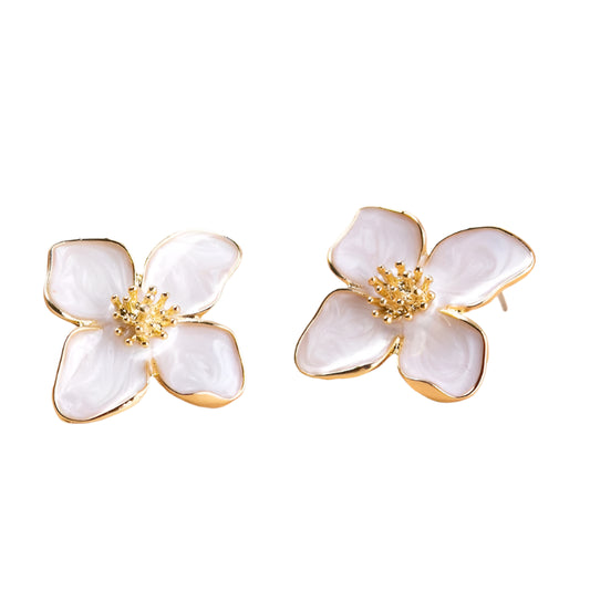 Flower earrings