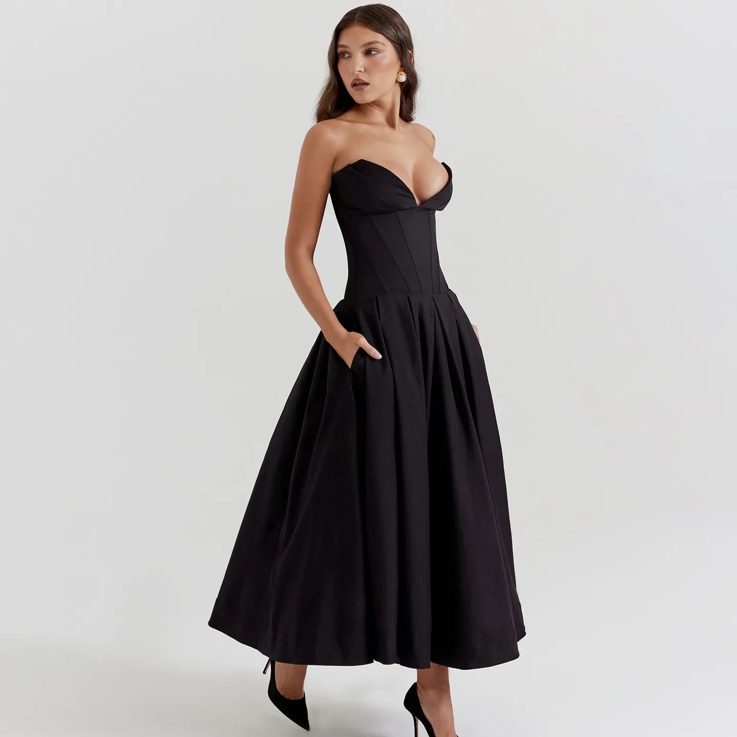 Nari midi dress