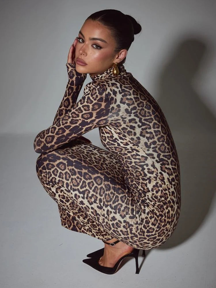 Tiger maxi dress