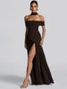 Brown maxi dress