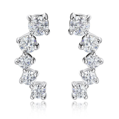 Moissanite earrings