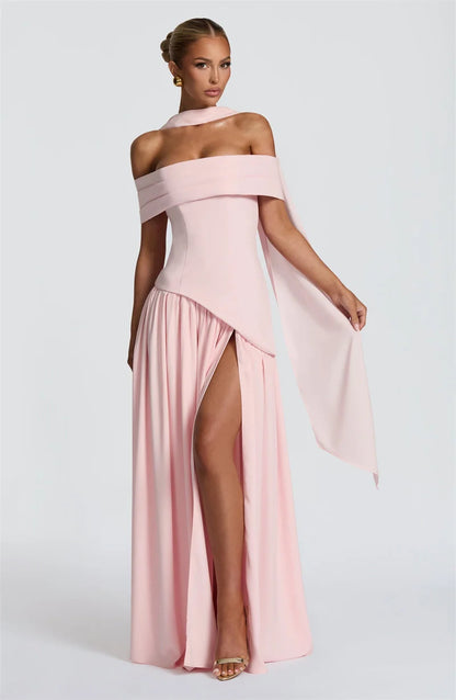 Brown maxi dress
