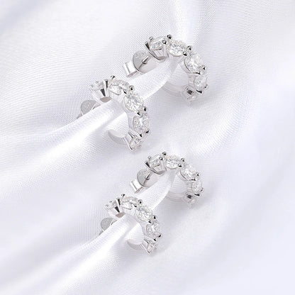 Moissanite earrings
