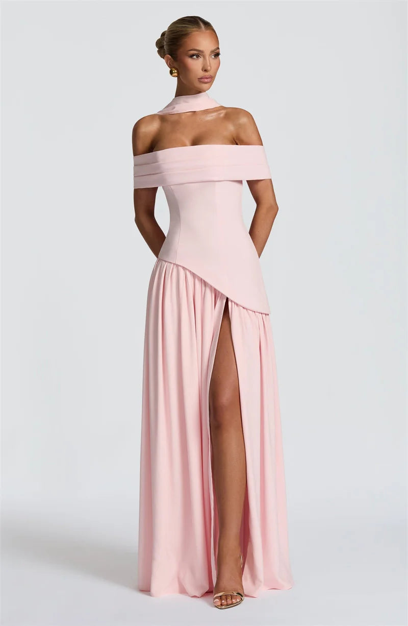 Brown maxi dress