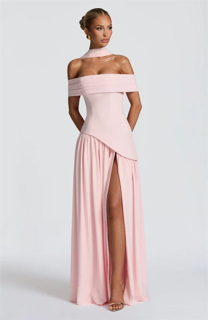 Brown maxi dress