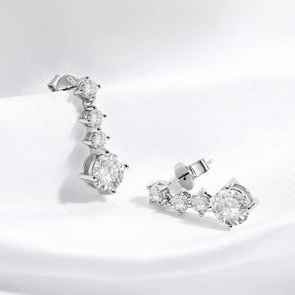 Moissanite earrings