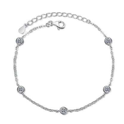 Bracelets with Moissanite stone