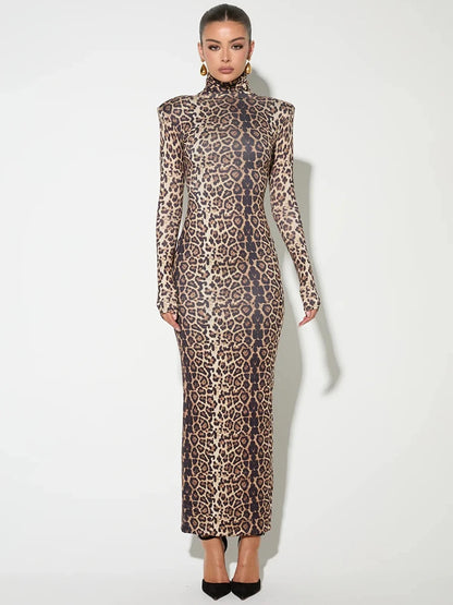 Tiger maxi dress