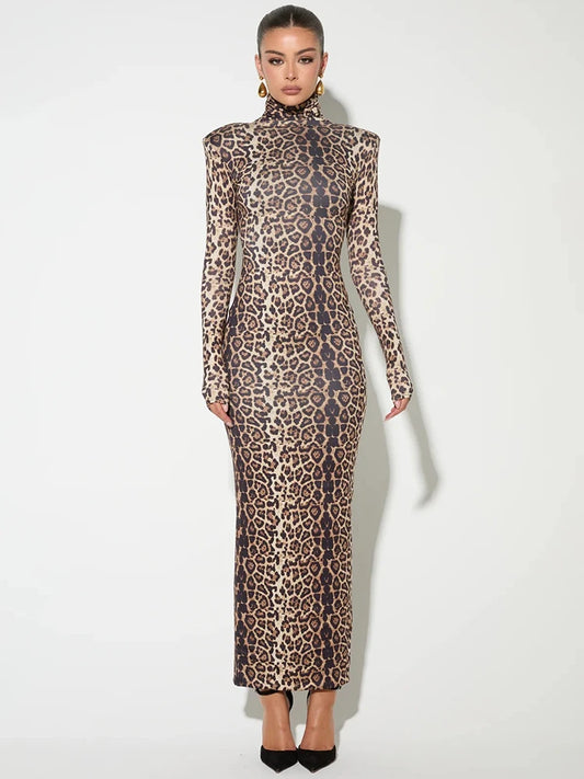 Tiger maxi dress