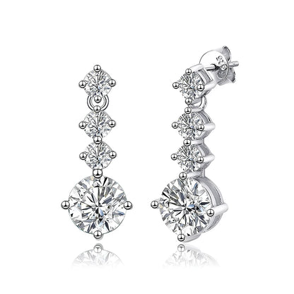 Moissanite earrings